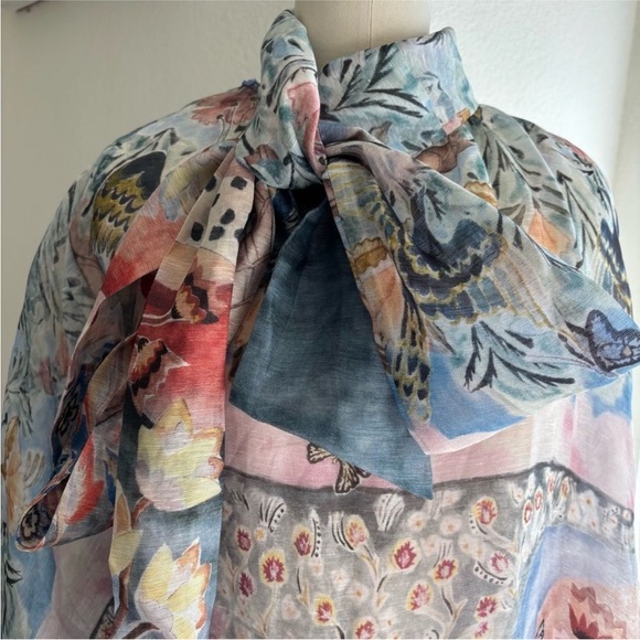 Designer 2024 Illustration Eden garden crystal embellishment dress - Picture 5 of 12